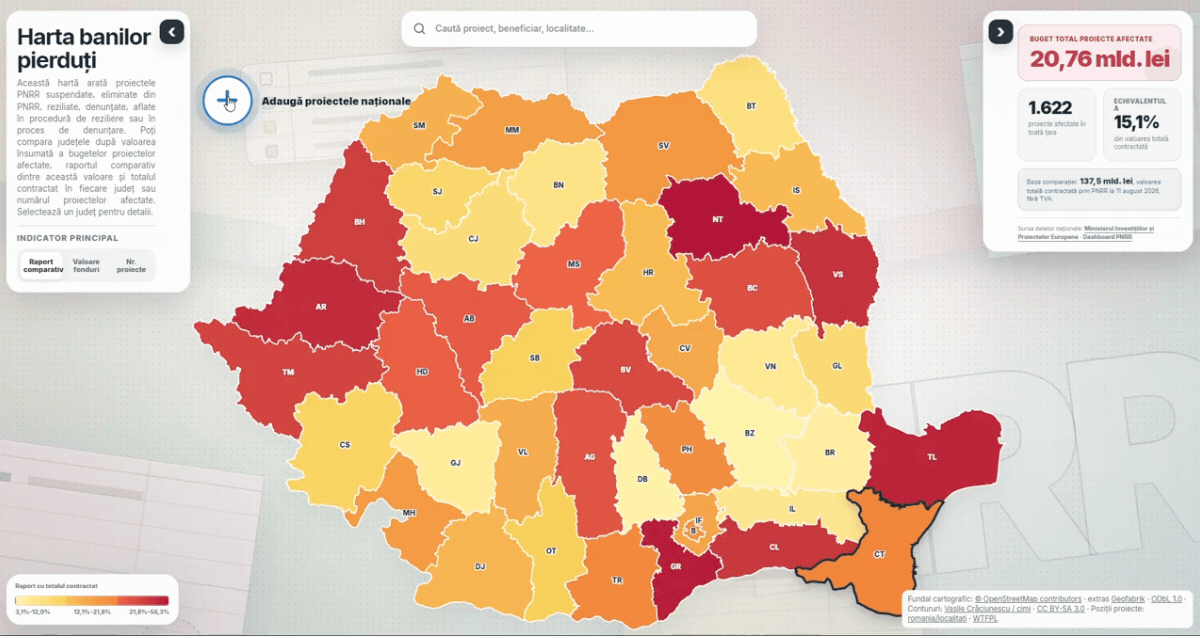 Lista rușinii europene. Am pierdut miliarde de euro din PNRR din cauza incompetenței. HARTA interactivă a proiectelor ratate 49 download